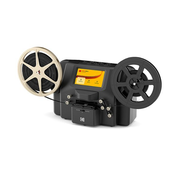 Kodak - REELS Film Scanner and Converter for 8mm and Super 8 Film - Black -  미국 - Giftpack