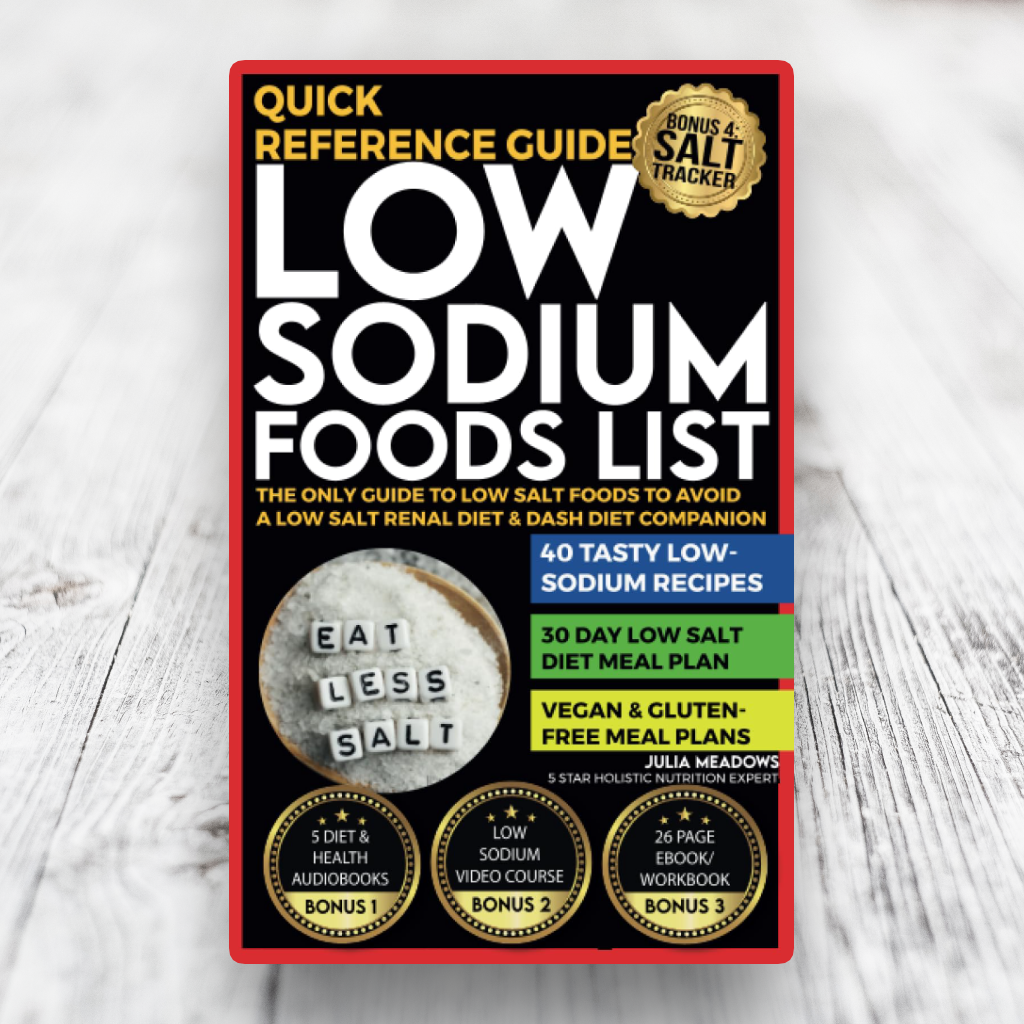 Low Sodium Foods List: The Only Guide to Low Salt Foods To Avoid, 40 Tasty  Low-Sodium Recipes, 30 Day Low Salt Diet Meal Plan, A Low Salt Renal Diet \u0026  Dash Diet, image size:1024x1024