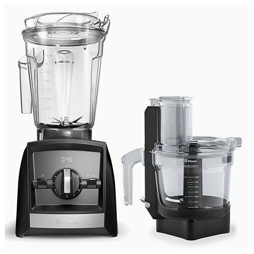 Vitamix Ascent Series A2300 Blender w Food Processor Attachment Black Giftpack