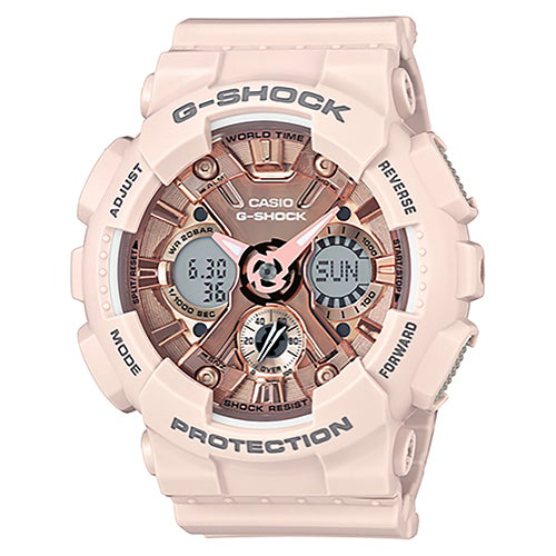 G Shock Ladies G Shock S Series Analog Digital Watch Pink Giftpack